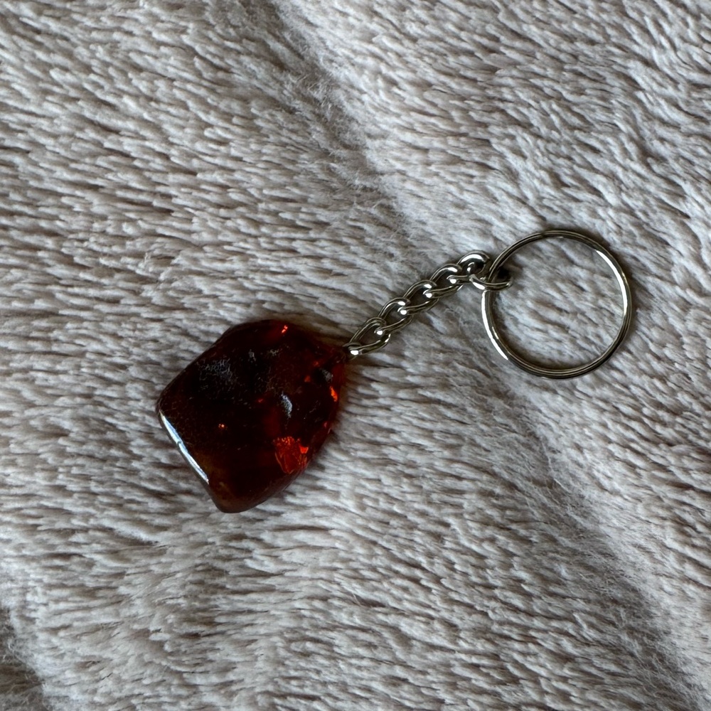 New Natural Baltic Amber Keychain